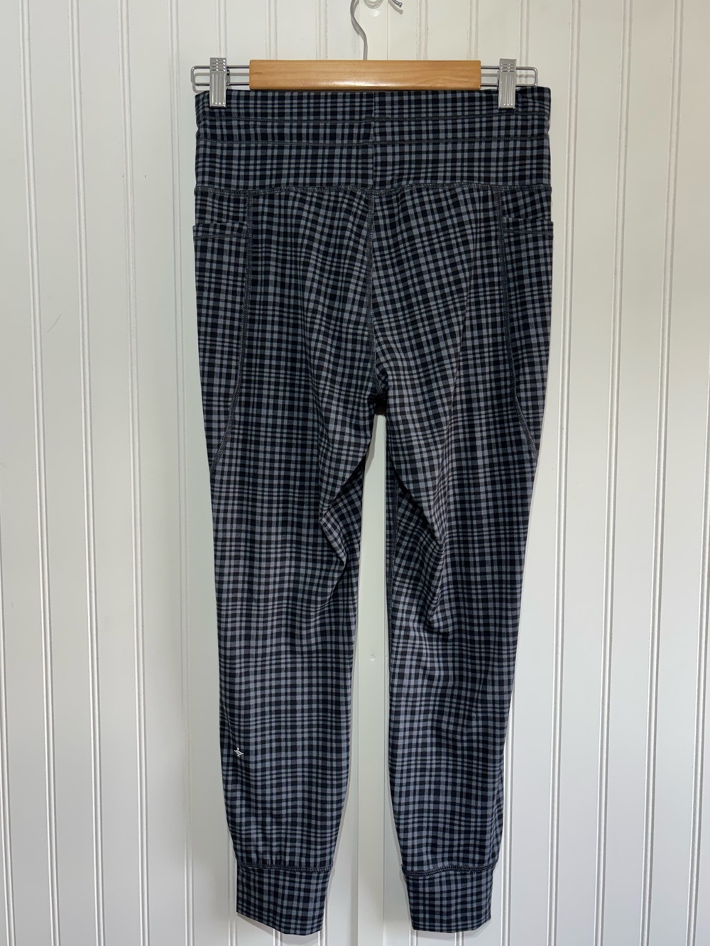 Halara UltraSculpt Check Plaid High Waist Drawstring Yoga Crop Leggings L - Picture 9 of 15
